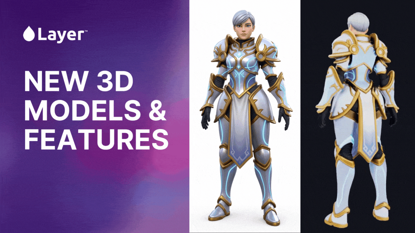 New 3D features: Meshy, Seed3D, quad support, & retexturing