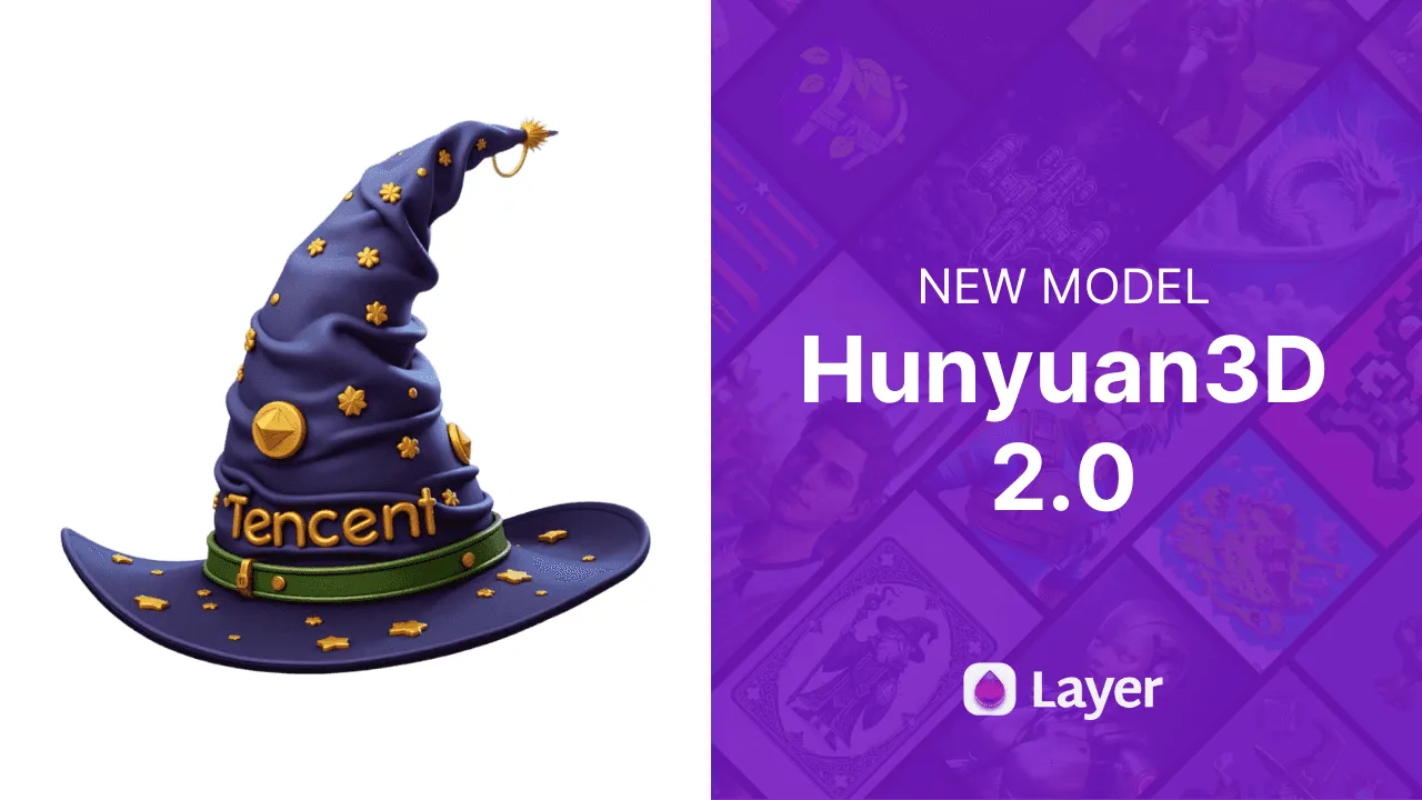 Expanding 3D Creation on Layer with Hunyuan3D 2.0 by Tencent