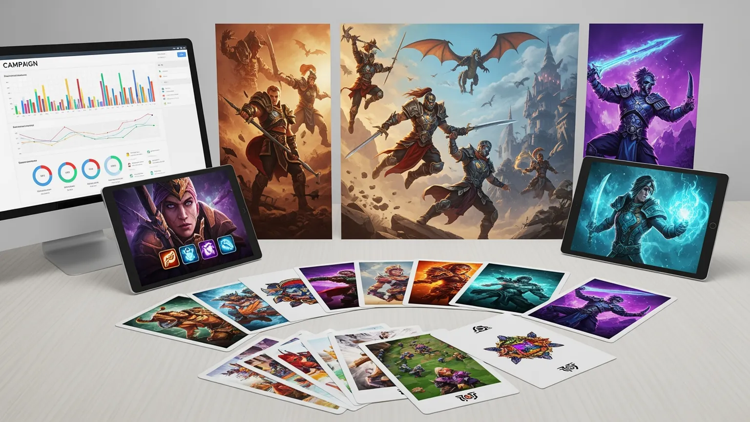 AI UA Campaign Creatives for Mobile Games