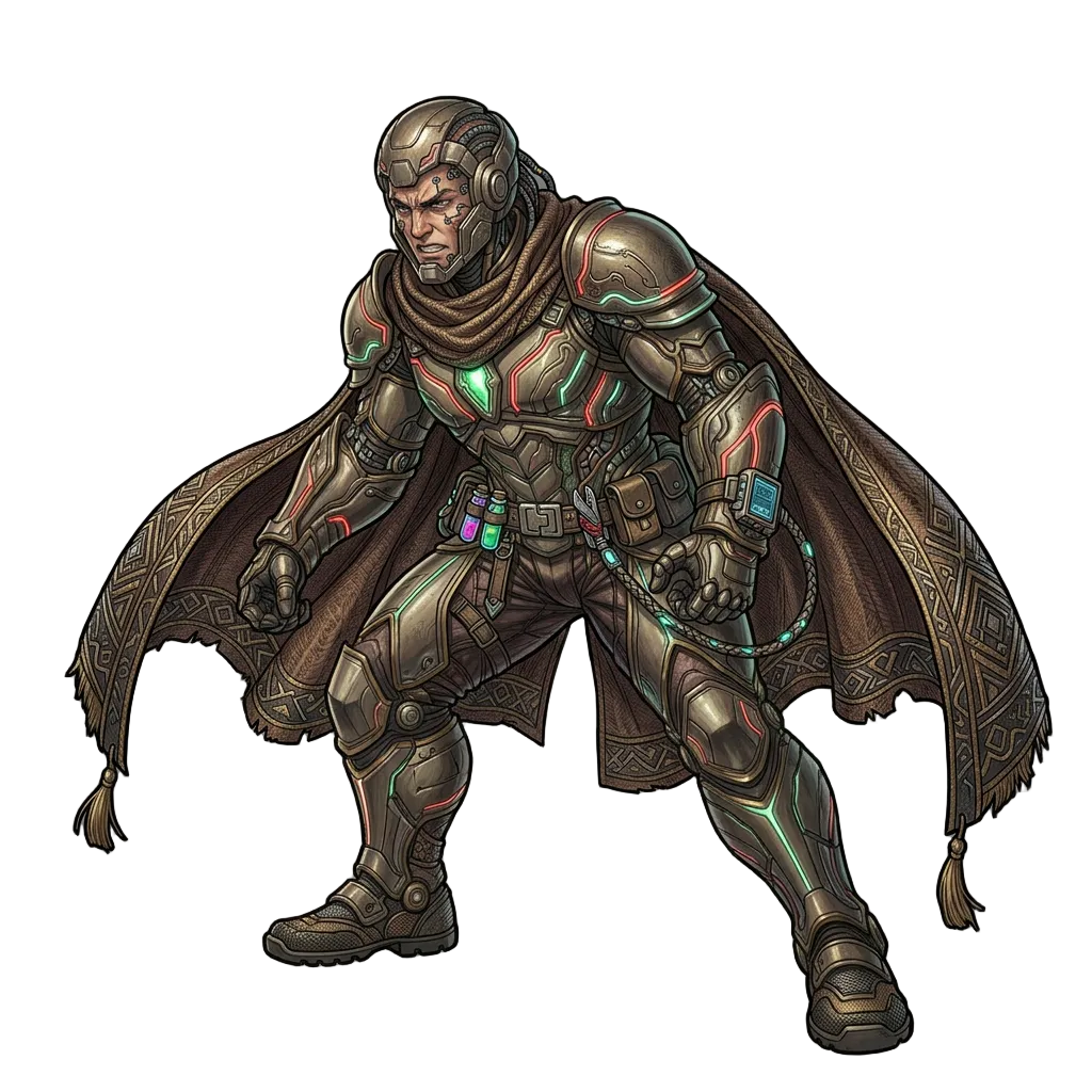 Kael: A rough-and-tumble Mecha pilot